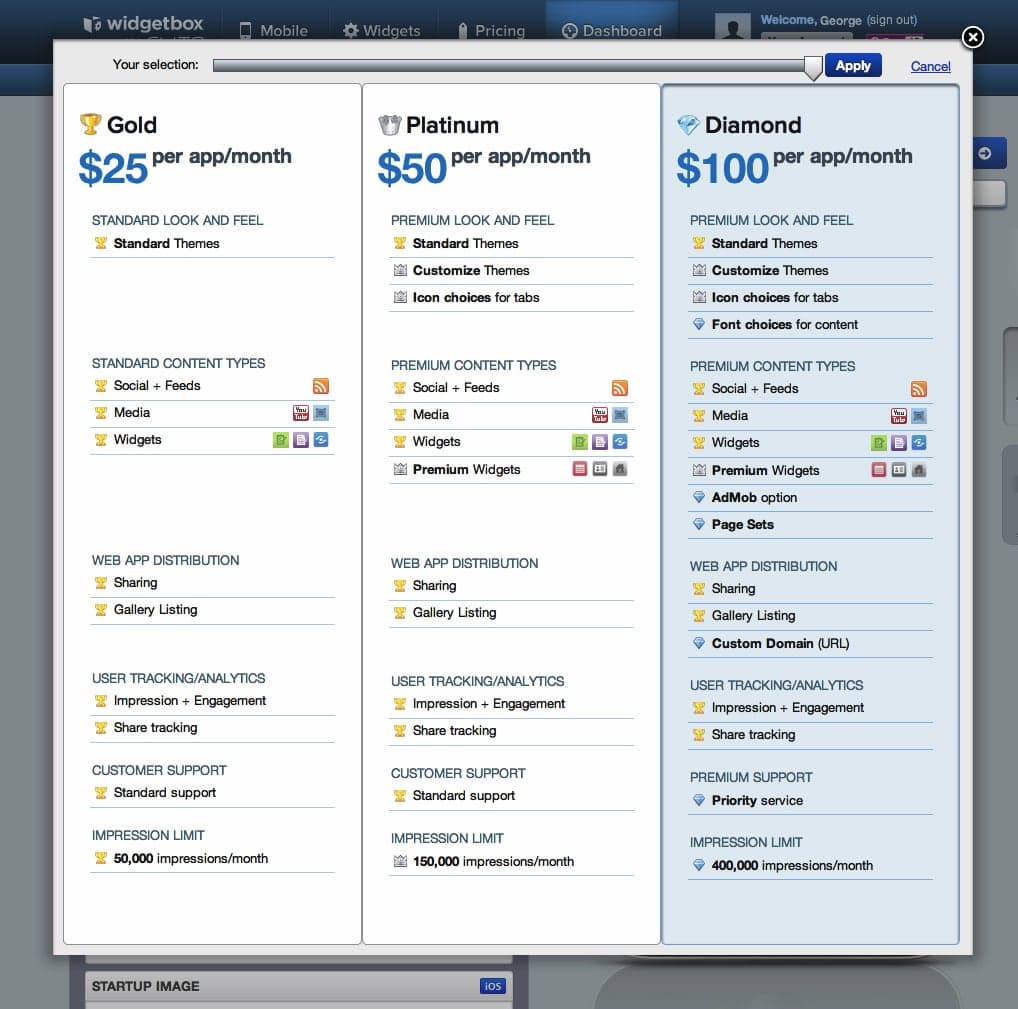 Published app examples